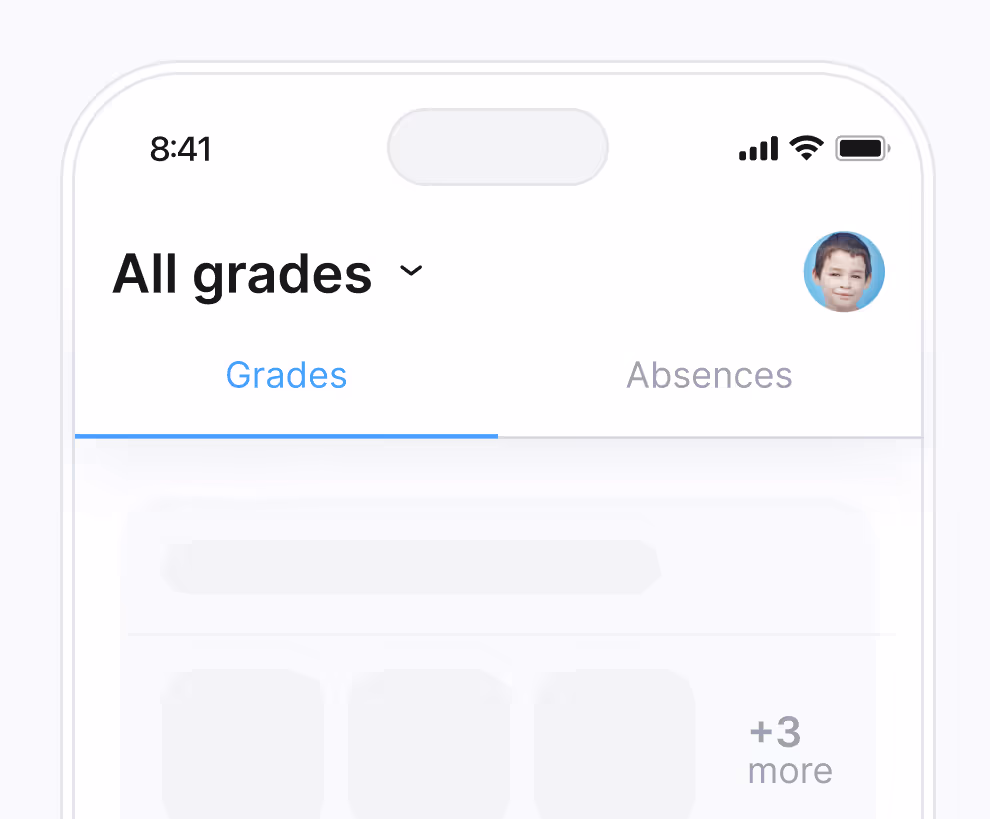 mKool grades view